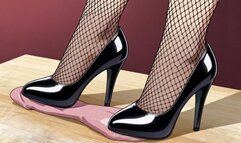 High Heel Cock Grinding - Yuki Destroys Your Cock in Patent Leather Pumps