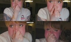 Holding breath breath play Nose pinching moaning fetish kink 2