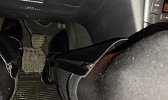 Sarah - Stalled Out On The Road in my Sexy Black Boots