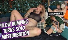 Pillow Humping Turns Solo Masturbation