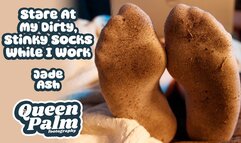 Stare At My Dirty Stinky Socks While I Work (POV Dirty Socks) - Featuring Jade Ash