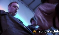 Bound and filled with desire, simmering hoes service two virile prisoners in hardcore XXX play!