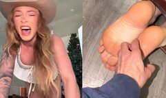 Stuck GF gets tickled