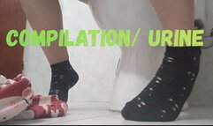 Pee compilation - Lola in the bathroom