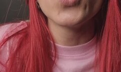 Jelly worms attacked by my merciless mouth!