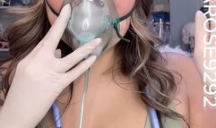 SHOW & TELL OXYGEN MASKS COLLECTION as many of you know I have a HUGE medfet collection and I don’t think have really shown you my collection of oxygen mask! Watch me go through each mask and try them on and breath through while wearing extra small..