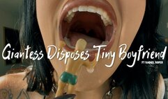 Giantess Disposes Of Tiny Boyfriend - 3rd Person Burping Swallow Whole Vore, Post Digestion & Belly Play ft Raquel Roper