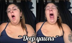 Contagious yawns + surprise at the end