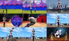 Unstable Potion Giantess I Grow and Shrink Again and Again Circus Goddess Transformation