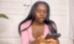 Phone Scrolling Sneezes with Tissue Nose Picking and Nose Blowing