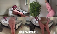 Pink Pajama Pee Accident + pacifier fetish