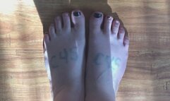 BLONDE HARDWOOD FLOOR TOUCHDOWN TELEGRAM