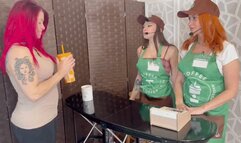 Barista Bellybutton Worship - Dakota Quinn & Sunnie Soliel HIDEF