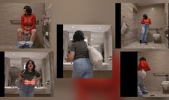 Walt's View Revisiting XMAS Having A Festive Party Wearing Red Lipstick Sheer Top