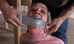 d2603PEPPER-Taped up with her mouth stuffed and wrapped so tight!