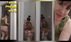 My Experience At The Podiatrist Back Home Peeing And Chatting Before Bed