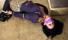 Gina Rae's escape attemp in spandex skirt and tights