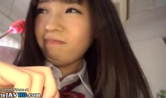 Japanese delicious lovely teen has sex in uniform