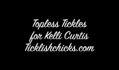 Kelli Curtis Topless, Tickled, Moaning and Tied Spread Eagle to Her Bed