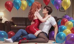 Balloons Fantasies #6B: Stepmom's Secret Balloon Ecstasy Confession (Animated)