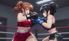 Female Boxing Fantasies #6B: Stepmom's Ring Seduction (Animated)