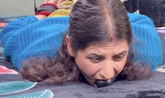 Indian Beauty Bound, Gagged & Given Hard Bastinado – 2 Video Combo | Tied Tight & Gagged Deep – Indian Wife Double Feature |