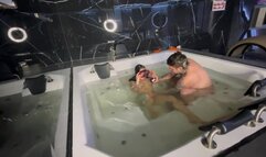 BEHIND THE SCENES - underwater breathing game - snorkel goggles