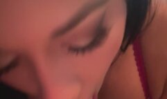 Slutty Babe Sucks Dildo, Spits, and Rubs It Between Huge Tits – Nipple Play Madness!