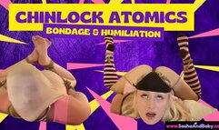 Wedgie - Double Chinlock in Hotel Room - Atomic Wedgie - Panty Fetish - Bully Loser Wedgie - Bondage Humiliation - Rope