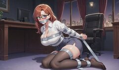 Bondage Fantasies #96: Secretary's Confessional Hogtie Surrender