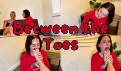 Between The Toes - Lesbian MILF Foot Worship - Foot Fetish - Toe Sucking - Sweaty Feet