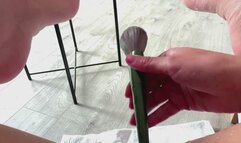 Squirting teen brush insertion solo masturbation orgasm