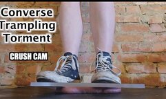 Balls Burst under Converse & PLEXIGLASS! Extreme CBT Trampling Shoejob in my FILTHY sneakers **CRUSH CAM version** hard ballbusting sneakers trainers cock & ball crush stomping jumping cumshot