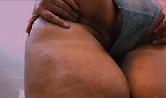 Ass cheeks too thick for panties