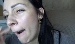 observe the uvula of the palate