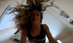 Giantess Nathalia plays with you after work