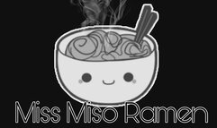 Miso Ramen BBW Sexy Belly Worship & Navel Play with Oil 4k