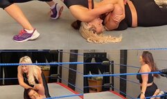 Nadia vs Chardonnay ( gym wear)