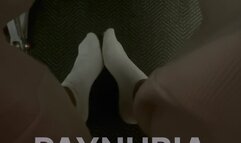 Slow Teasing Foot Play public (NO SOUND) – Soft Soles & Gentle Control (2 Min Clip)