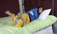 Beautiful Gia Mancini Is All Taped Up And Struggles Furiously!