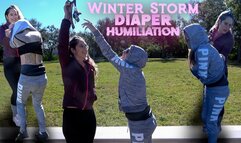 Winter Storm Diaper Humiliation (UHD WMV)