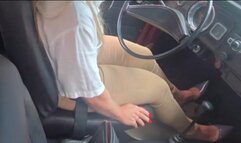 Pumps closeup: driving the 1976 BEETLE VW