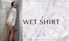 wet shirt shower