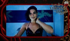 Veronna Ink - Corset, Stockings and Deep Glass Play