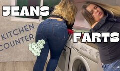 Kitchen Counter Jeans Farts