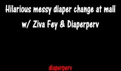 ABDL Audio Hilarious Messy Diaper Change at Mall Ziva Fey
