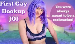 First Gay Hookup JOI - A moment in the gym shower turns into you finally giving in to your desire for cock! - Bisexual Encouragement, Make Me Bi, Bi-Sexual, Gay, Queer, Jerk Off Instruction, Female Domination, Femdom with Mistress Mystique Hoops - MP4