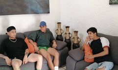 Nipple-Pierced Twink Boy Alee Receives Super Intense Tickling By His Friends Max & Parce. They Have Zero Percent Mercy With Him & Tickle Him Out Of His Mind. Watch The Boys Having Lots Of Tickle Fun!