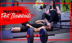 Gym Girl Nara ignores workout creep and uses his face as footrest (1080 EN-sub) Foot Ignoring - Foot Fetish - Foot Worship - Foot Smelling - Sweaty Feet - Foot Slave