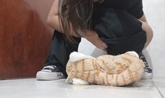 His turn to be peed on Now